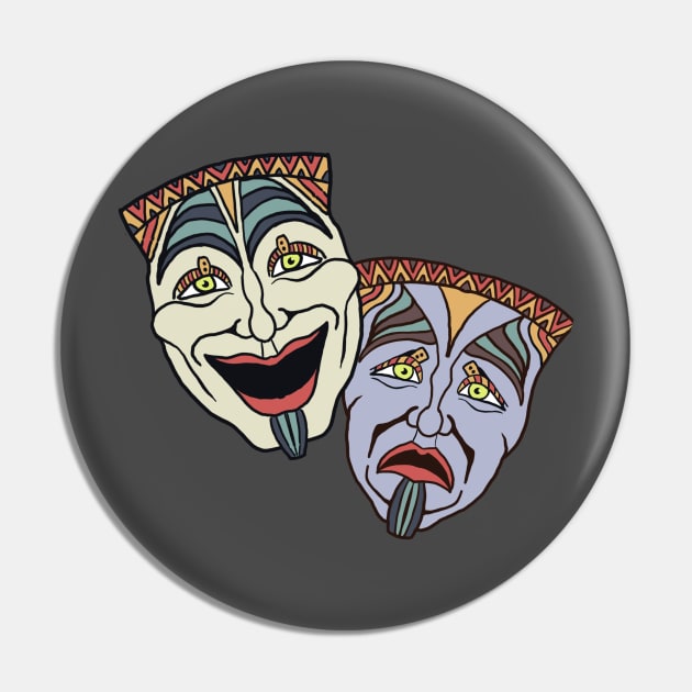 Theater Faces Pin by TylerMade