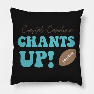 Coastal Carolina Chants Up Game Day Pillow