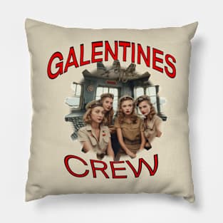 Galentines crew all girls Pillow