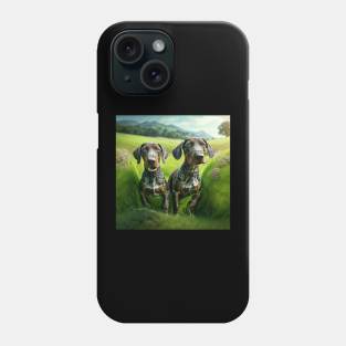 German Shorthaired Pointer Puppies Phone Case