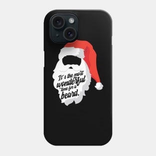 It's The Most Wonderful Time Of The Beard Christmas Phone Case