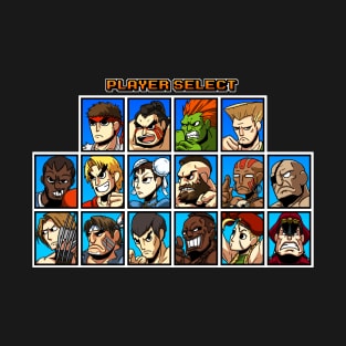 Street Fighter Player Select T-Shirt