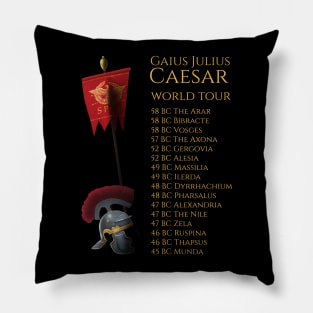 Gaius Julius Caesar World Tour Pillow