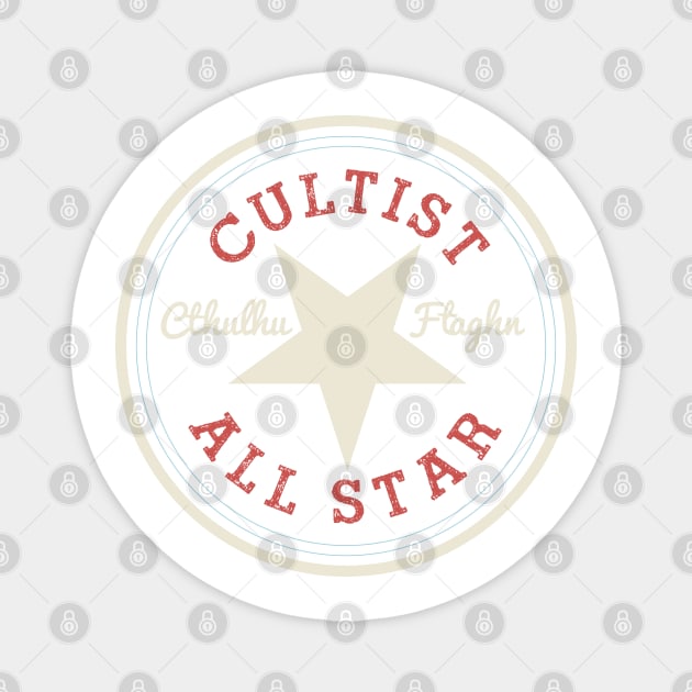 Cthulhu Cultist All Star Magnet by DevilOlive