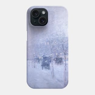 Late Afternoon, New York, Winter by Childe Hassam Phone Case