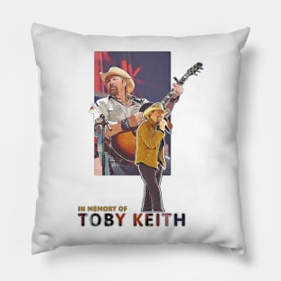 In Memory Of Toby Keith Pillow