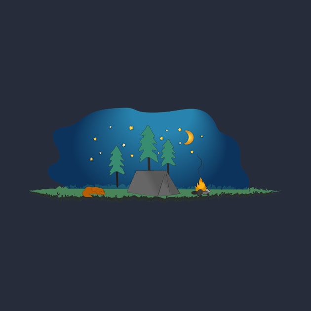 Camping night by MilenaS