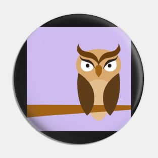 Twilight Owl Pin