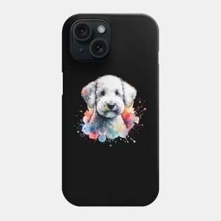 Watercolor Bedlington Terrier Phone Case