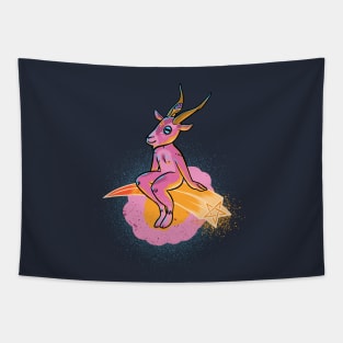 Lil Baphomet Tapestry