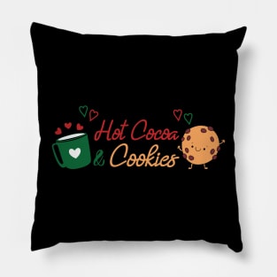 Hot Cocoa and Cookies Pillow