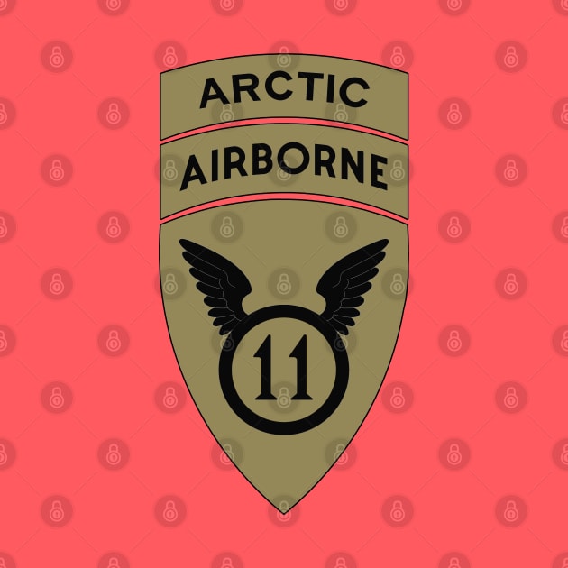 11th Division Arctic Airborne Brown by Trent Tides