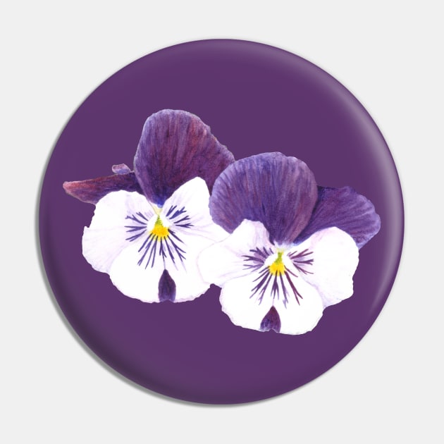 Purple and white pansies flowers Pin by Savousepate