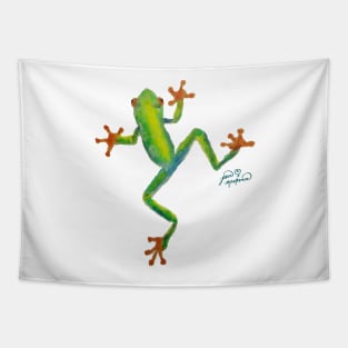 Red Eyed Tree Frog Tapestry