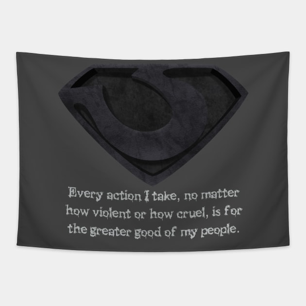 zod speech Tapestry by 752 Designs