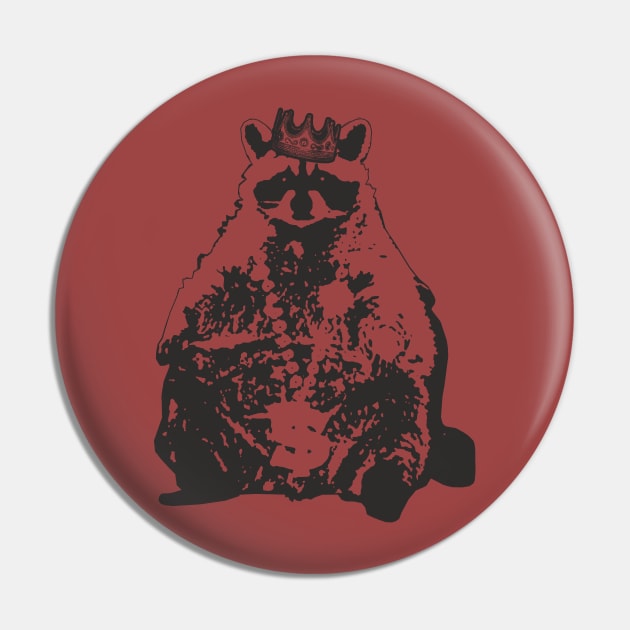 Gangster Racoon Pin by dankdesigns