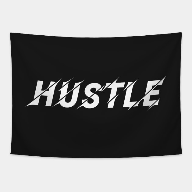 Hustle, Inspirational Gift for Friend Tapestry by Islanr