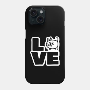 Love Cat Chonk Animals Phone Case