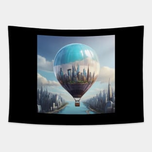 Air Balloon Aircraft Wings Vintage Travel Since Tapestry