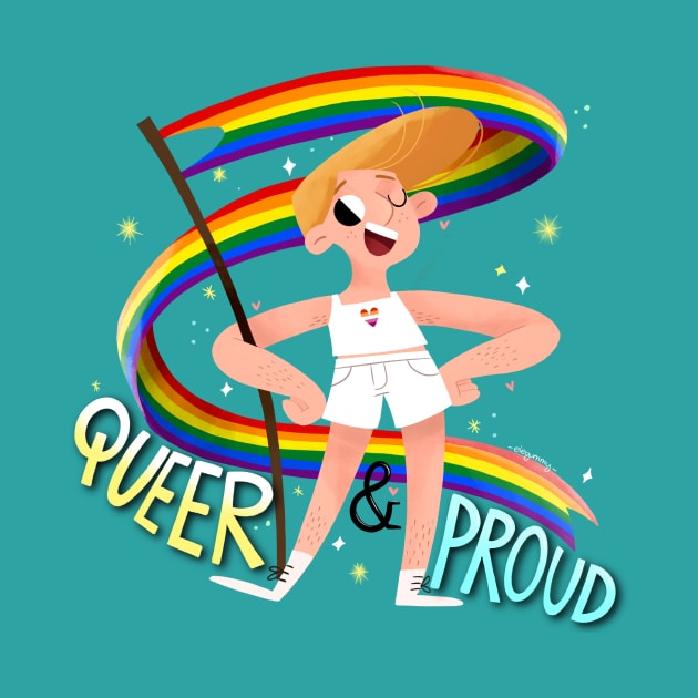 Queer & Proud - L heart by Gummy Illustrations