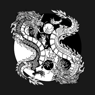 Ying Yang Dragons T-Shirt