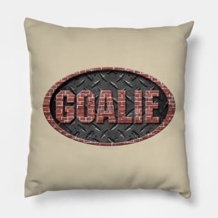 Iron Soccer Goalie Pillow