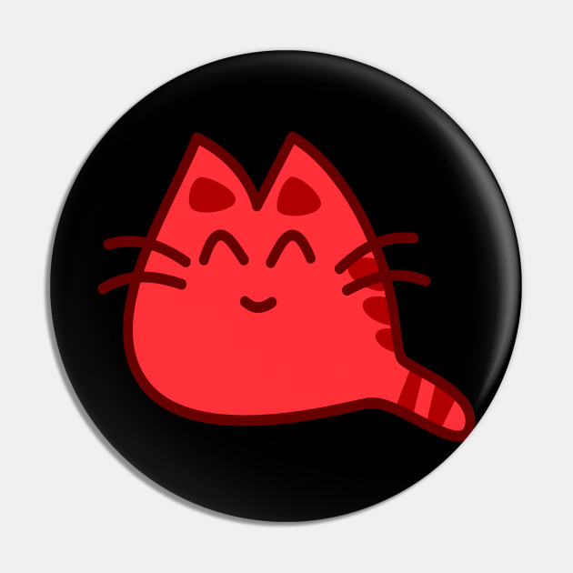 Red Cat Anime Cat Pin Teepublic The cat tries to comb his hair, but he is combing the wrong cat. teepublic