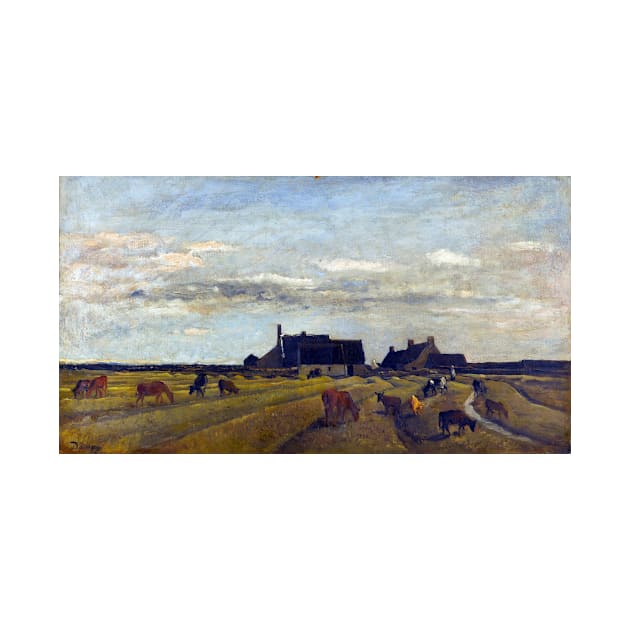 Charles-François Daubigny Farm at Kerity, Brittany by pdpress