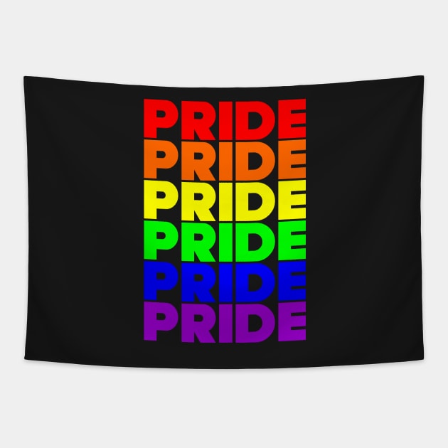Gay Pride Pattern Tapestry by williamcuccio