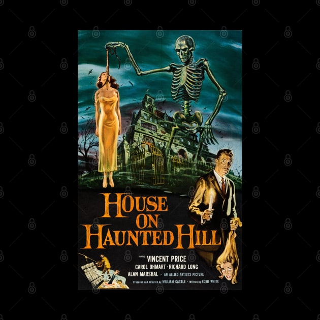 House on Haunted Hill Movie Poster by MovieFunTime