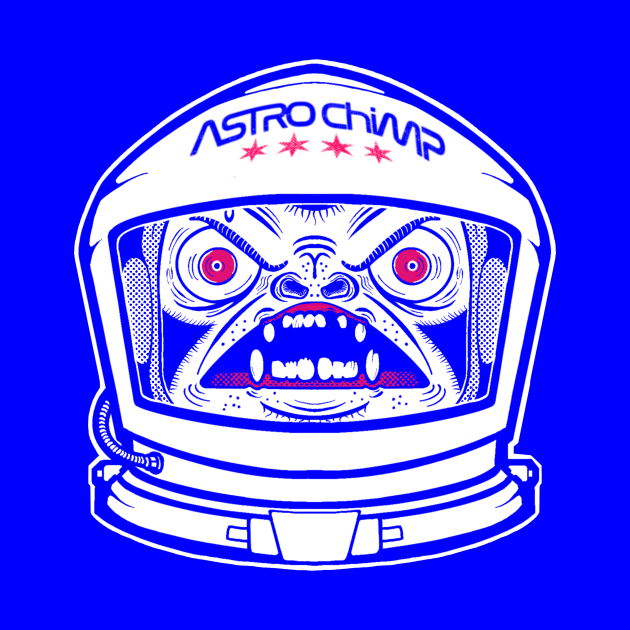 Astro Chimp 2001 A Space Odyssey by astr0_ch1mp