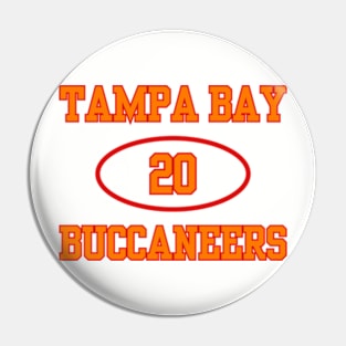 TAMPA BAY BUCCANEERS RONDE BARBER #20 Pin