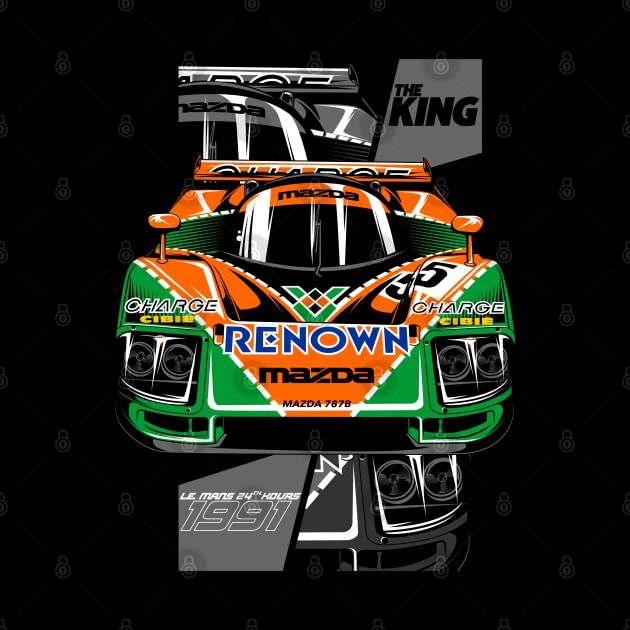 Mazda 787B Le Mans 91 by aredie19