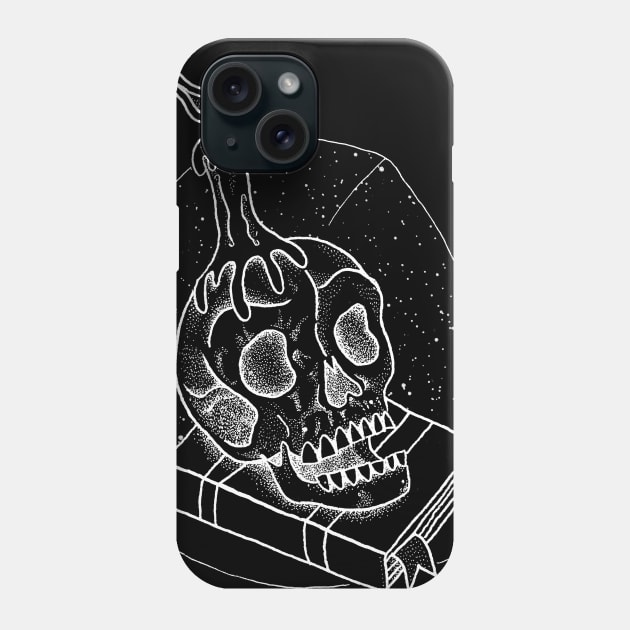 OLD SCHOOL SKULL Phone Case by miskel