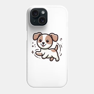 Jack Russell Terrier puppy spinning Phone Case