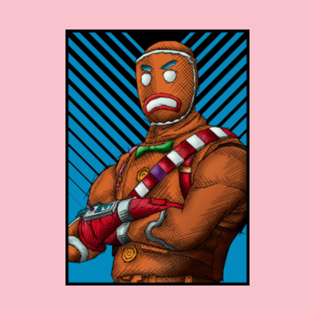 Fortnite Gingerbread Skin (Colored) Fortnite Onesie TeePublic