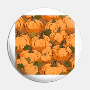 Pumpkin Pattern 9 Pin