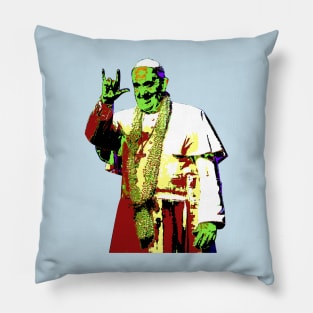 Rock Pop Pope Superstar Pillow