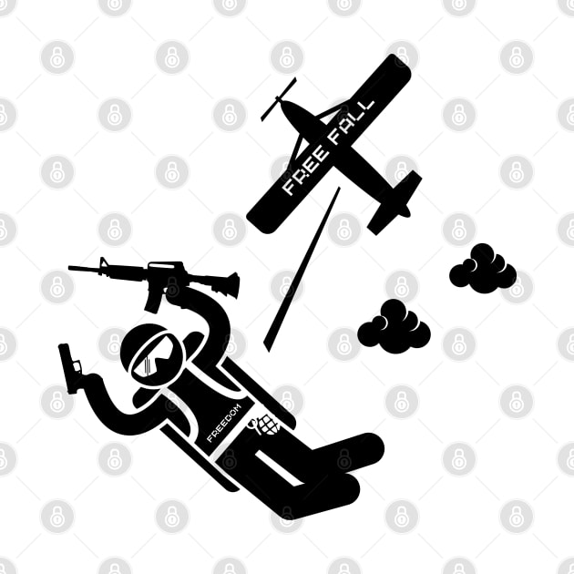 Skydiving in game with your guns by The Wonder View