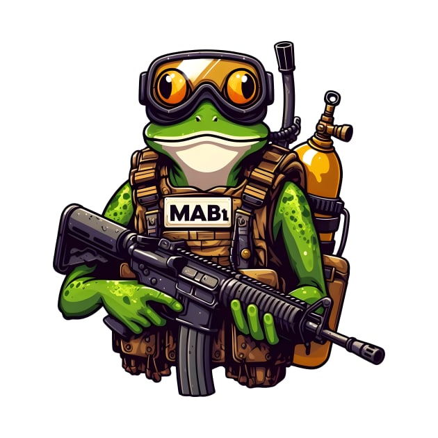 Tactical Frog by Rawlifegraphic