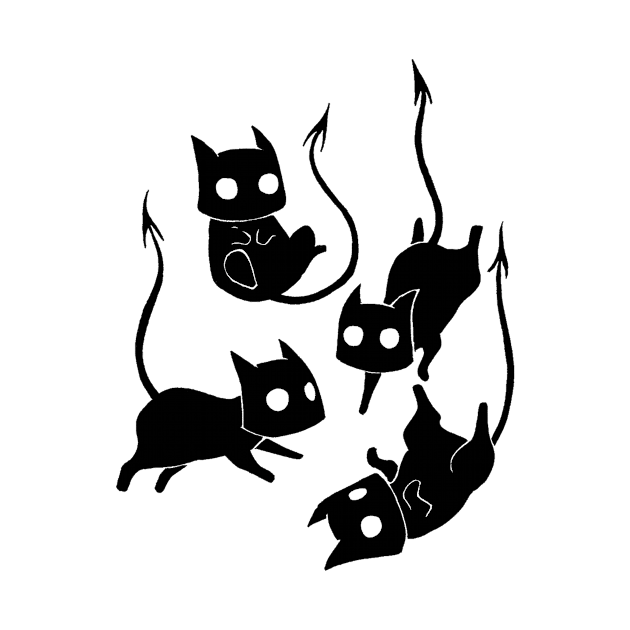 Discover Demon Cats - Cats - T-Shirt