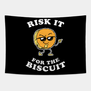 risk it for the biscuit Tapestry
