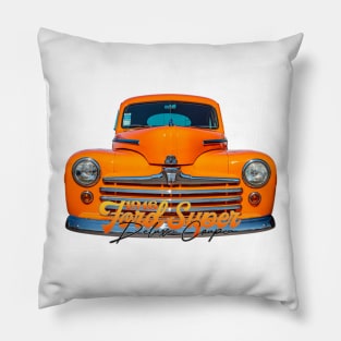 1946 Ford Super Deluxe Coupe Pillow