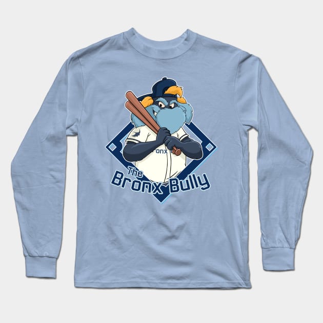 Gamas Threads The Bronx Bully Rays Baseball Mascot Long Sleeve T-Shirt