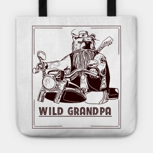 Wild grandpa gift Tote