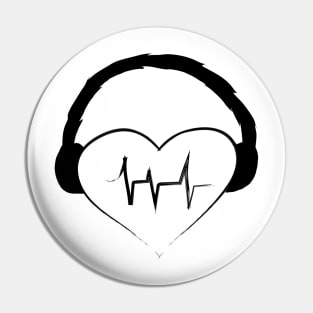 Listening My Beat ( Black Edition ) Pin