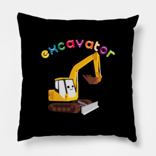 toddler excavator Pillow