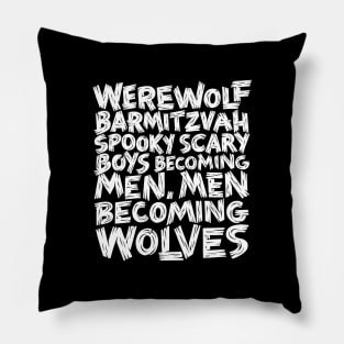 Werewolf Barmitzvah Pillow