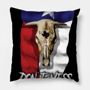 Don't mess with Texan Cows Pillow