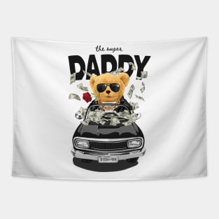 rich bear doll, sugar daddy Tapestry